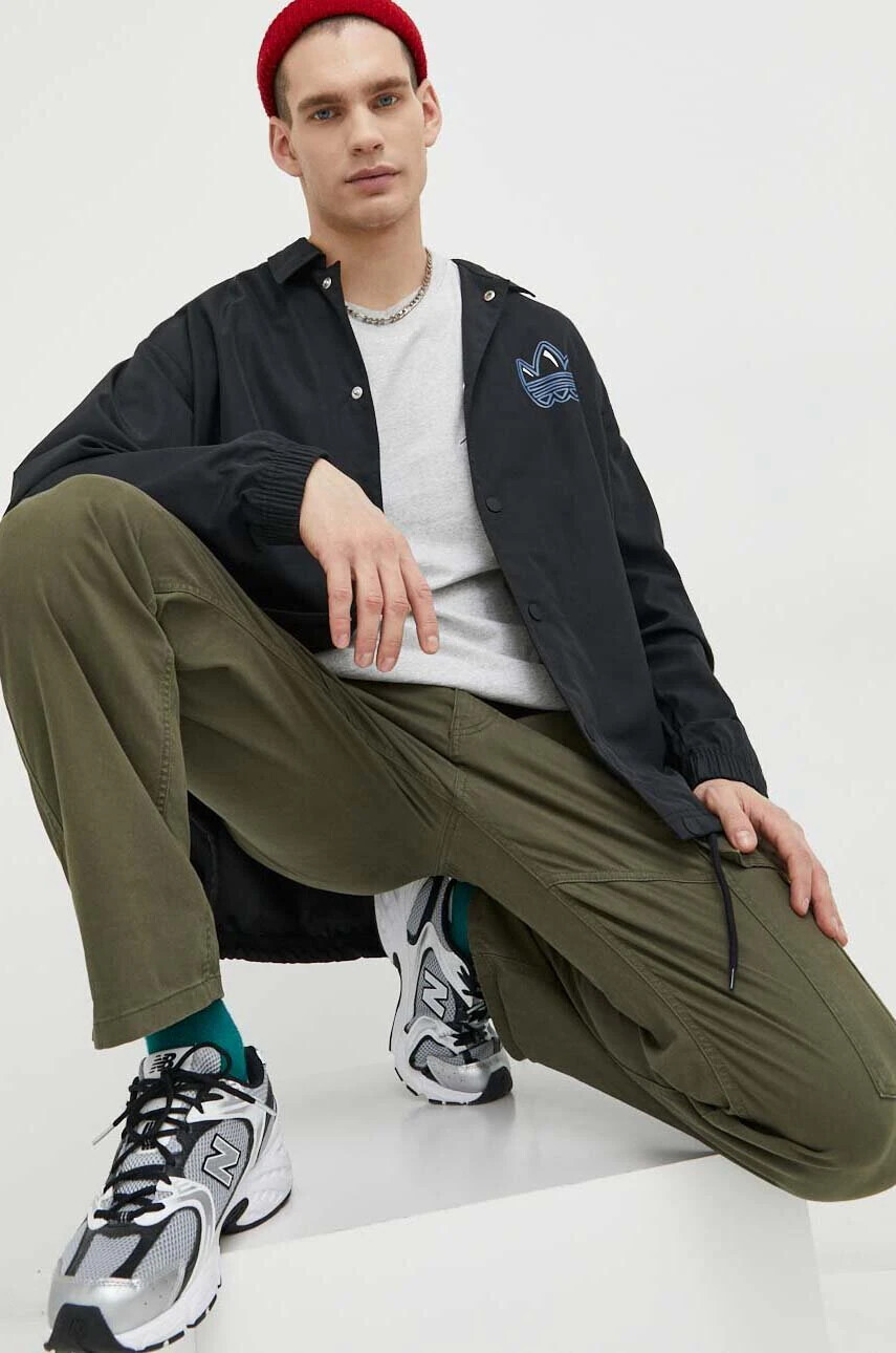 Tommy Jeans Памучна тениска в сиво меланж на - Pepit.bg