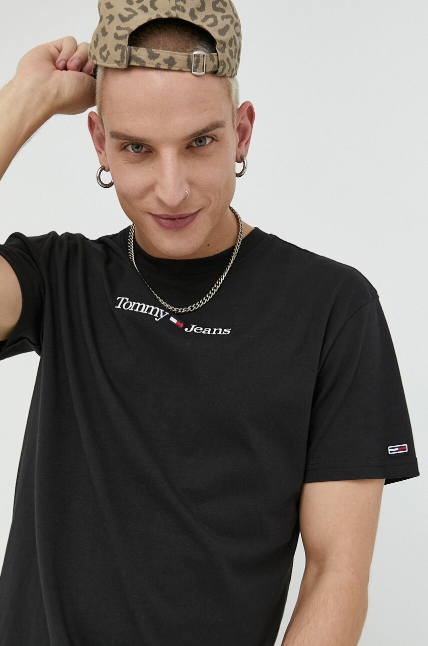 Tommy Jeans Памучна тениска - Pepit.bg