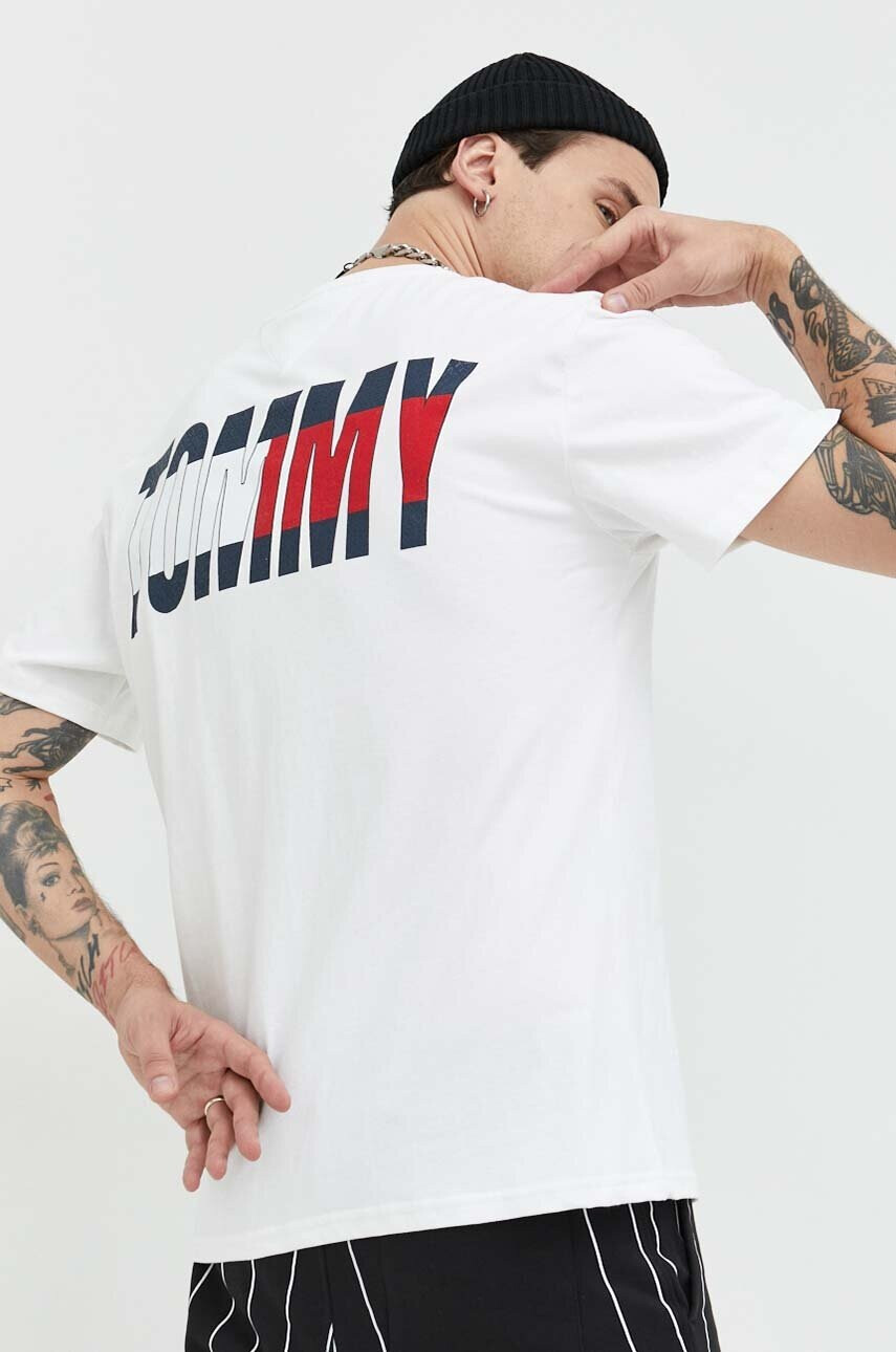 Tommy Jeans Памучна тениска - Pepit.bg