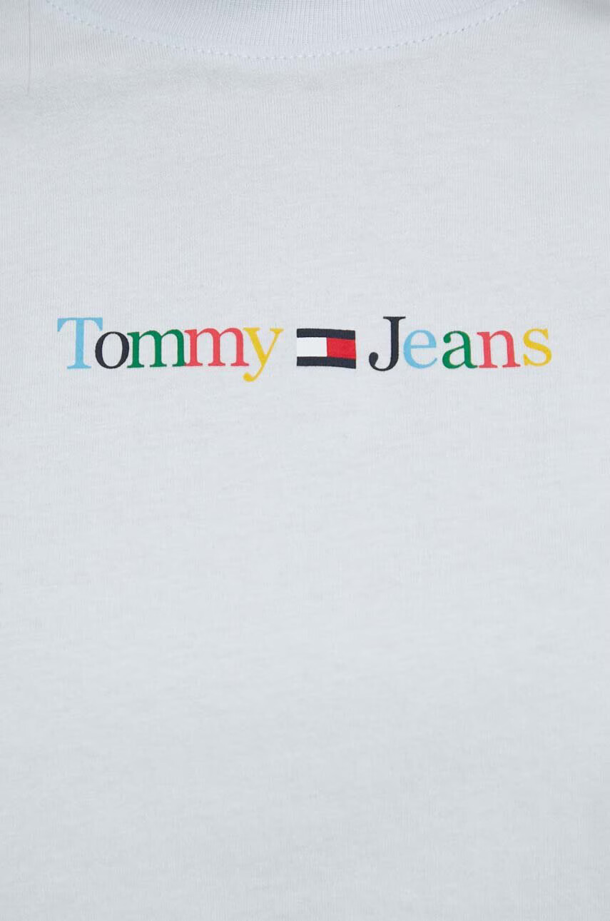Tommy Jeans Памучна тениска в синьо - Pepit.bg