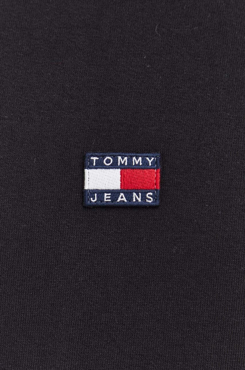 Tommy Jeans Памучна тениска в черно - Pepit.bg