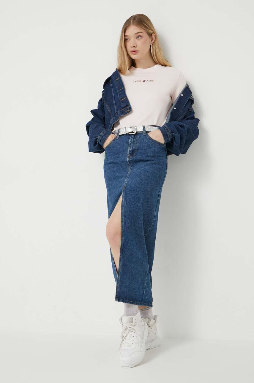 Tommy Jeans Памучна тениска - Pepit.bg