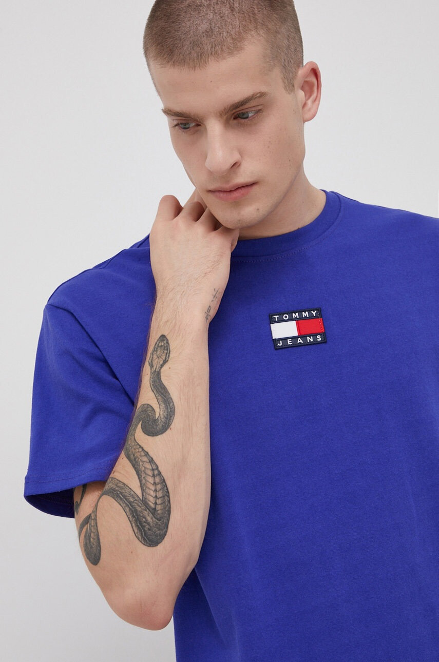 Tommy Jeans Памучна тениска - Pepit.bg