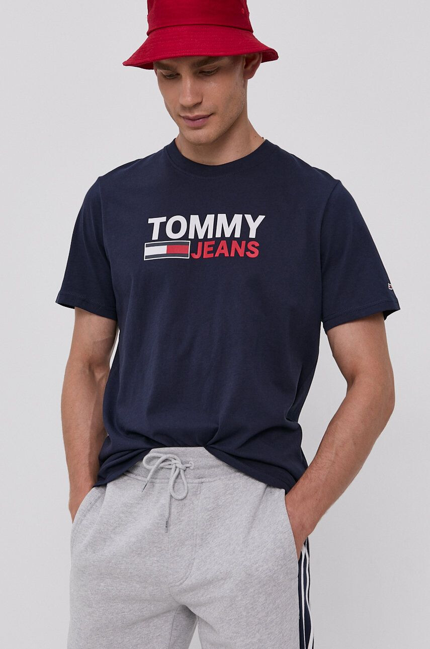 Tommy Jeans Памучна тениска - Pepit.bg