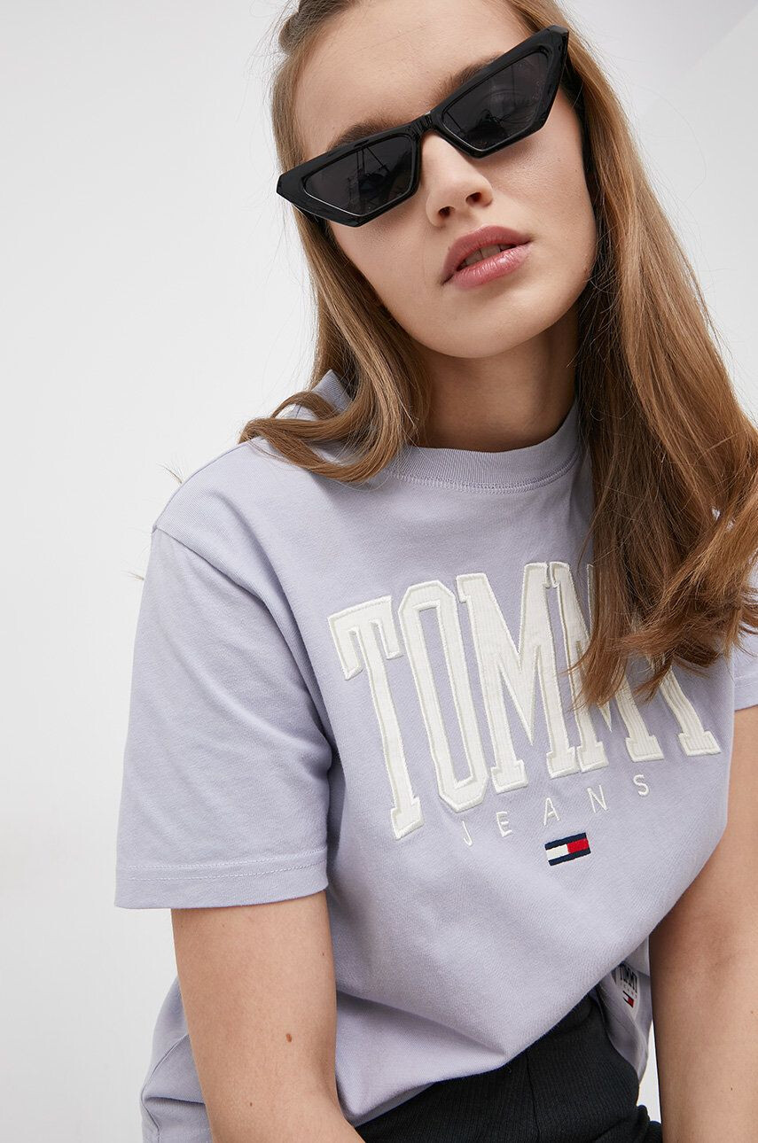 Tommy Jeans Памучна тениска - Pepit.bg