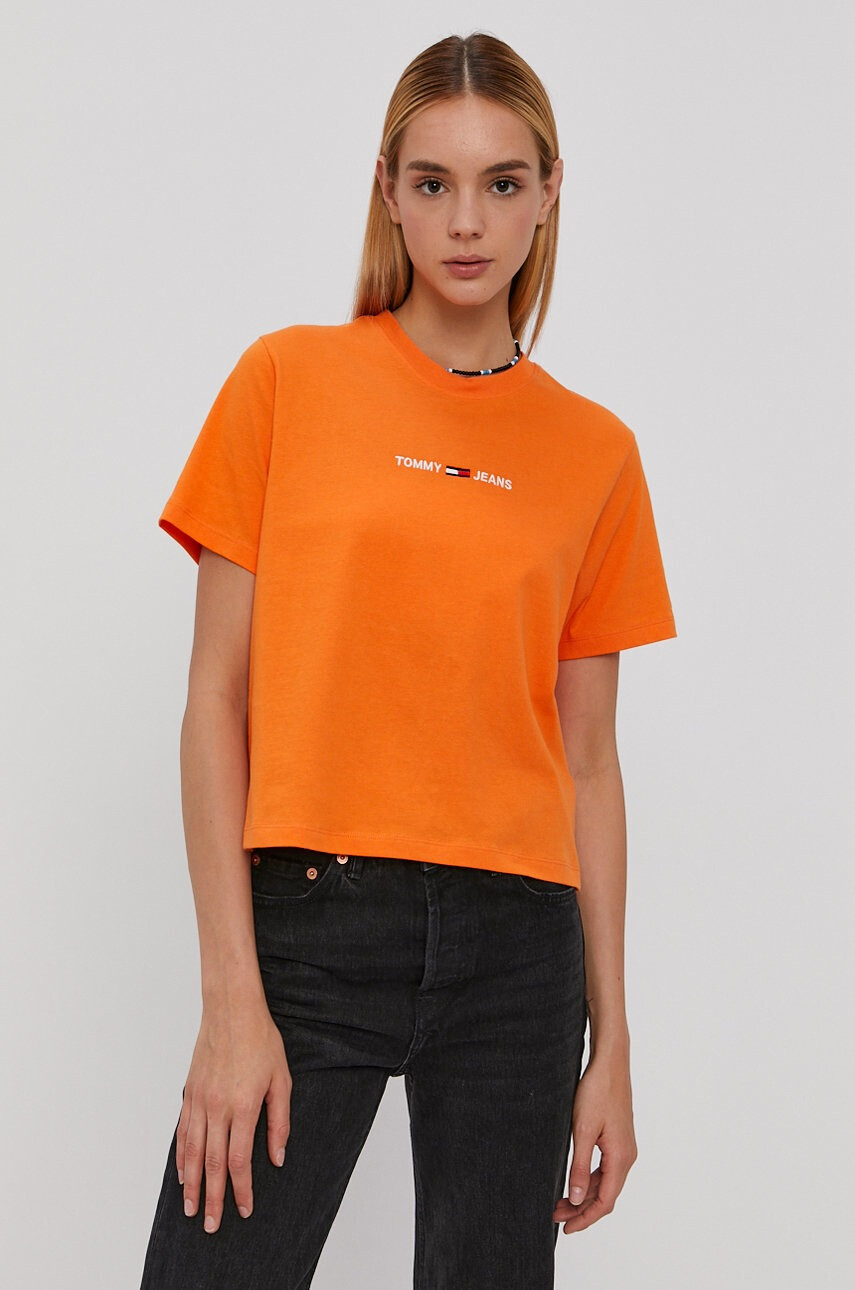 Tommy Jeans Памучна тениска - Pepit.bg