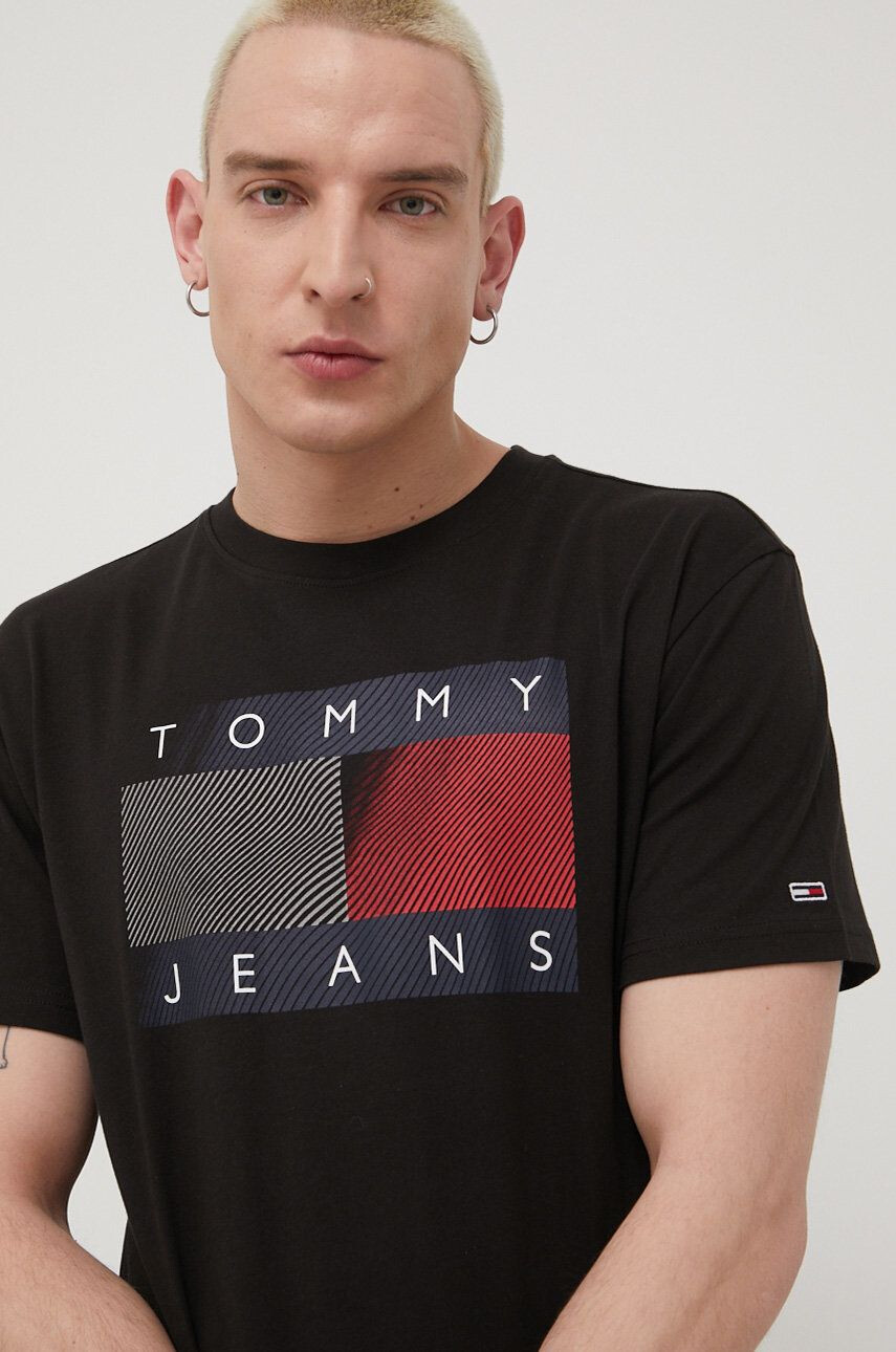 Tommy Jeans Памучна тениска - Pepit.bg