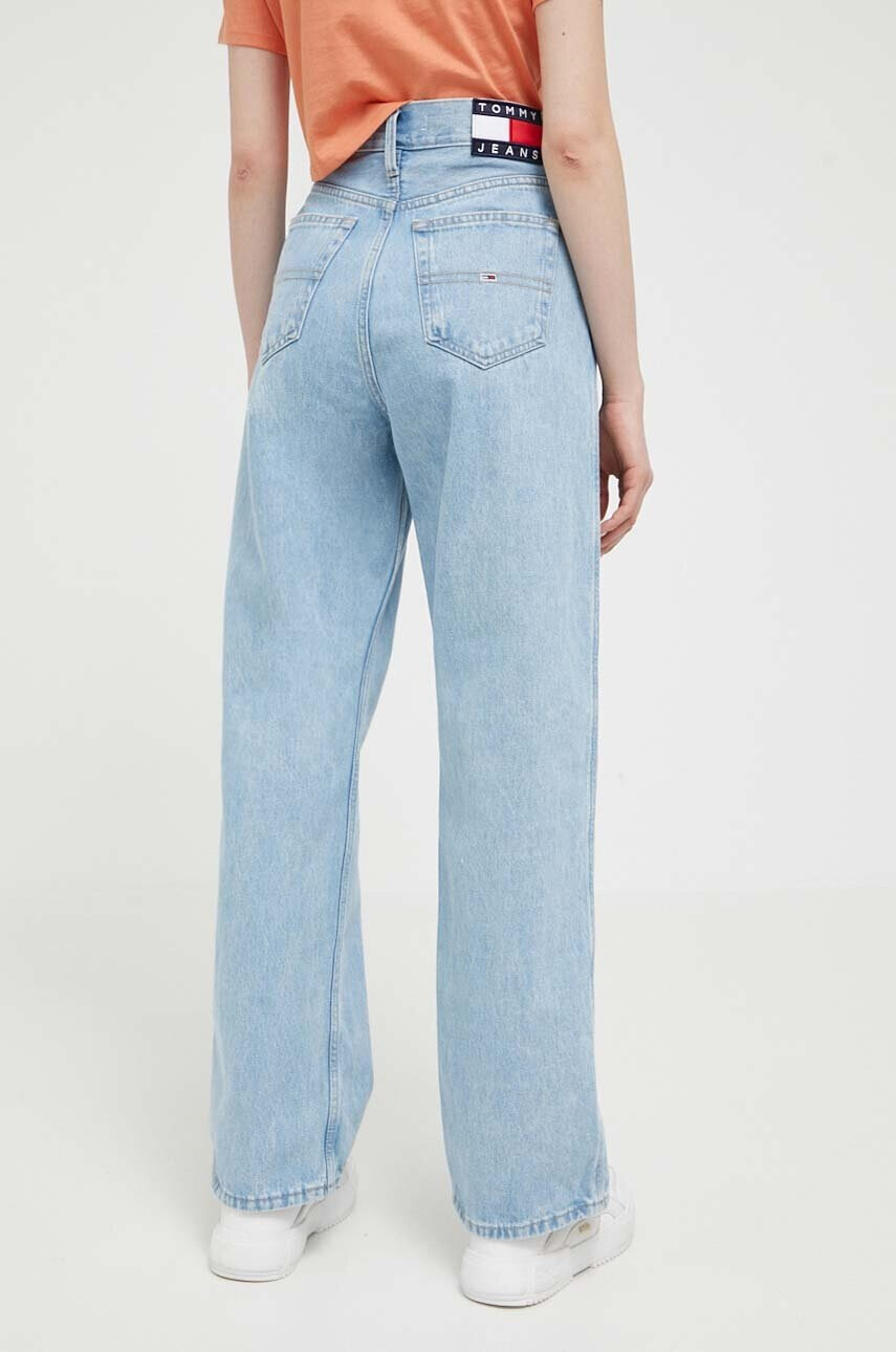 Tommy Jeans Памучни дънки в с висока талия - Pepit.bg