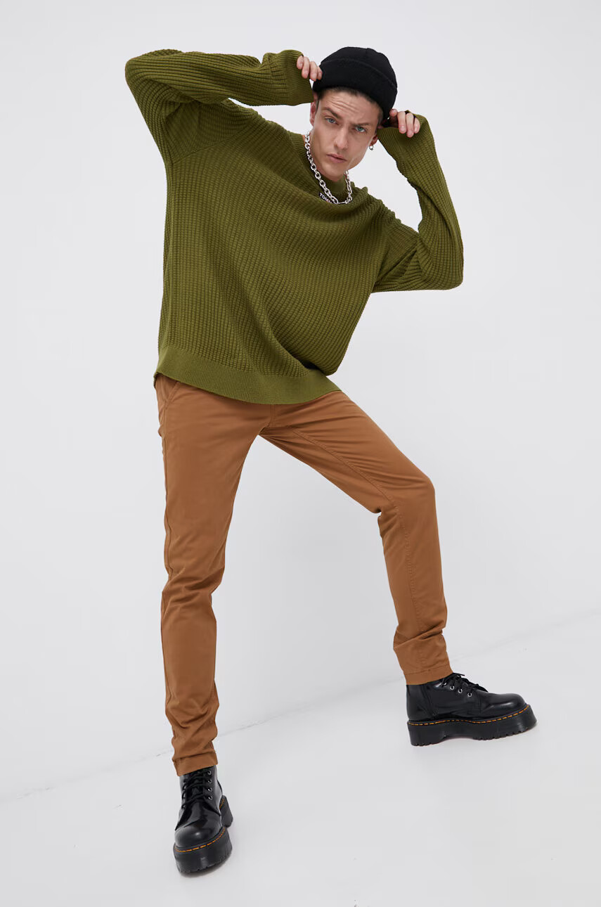 Tommy Jeans Панталони мъжки в тъмносиньо с кройка тип jogger - Pepit.bg