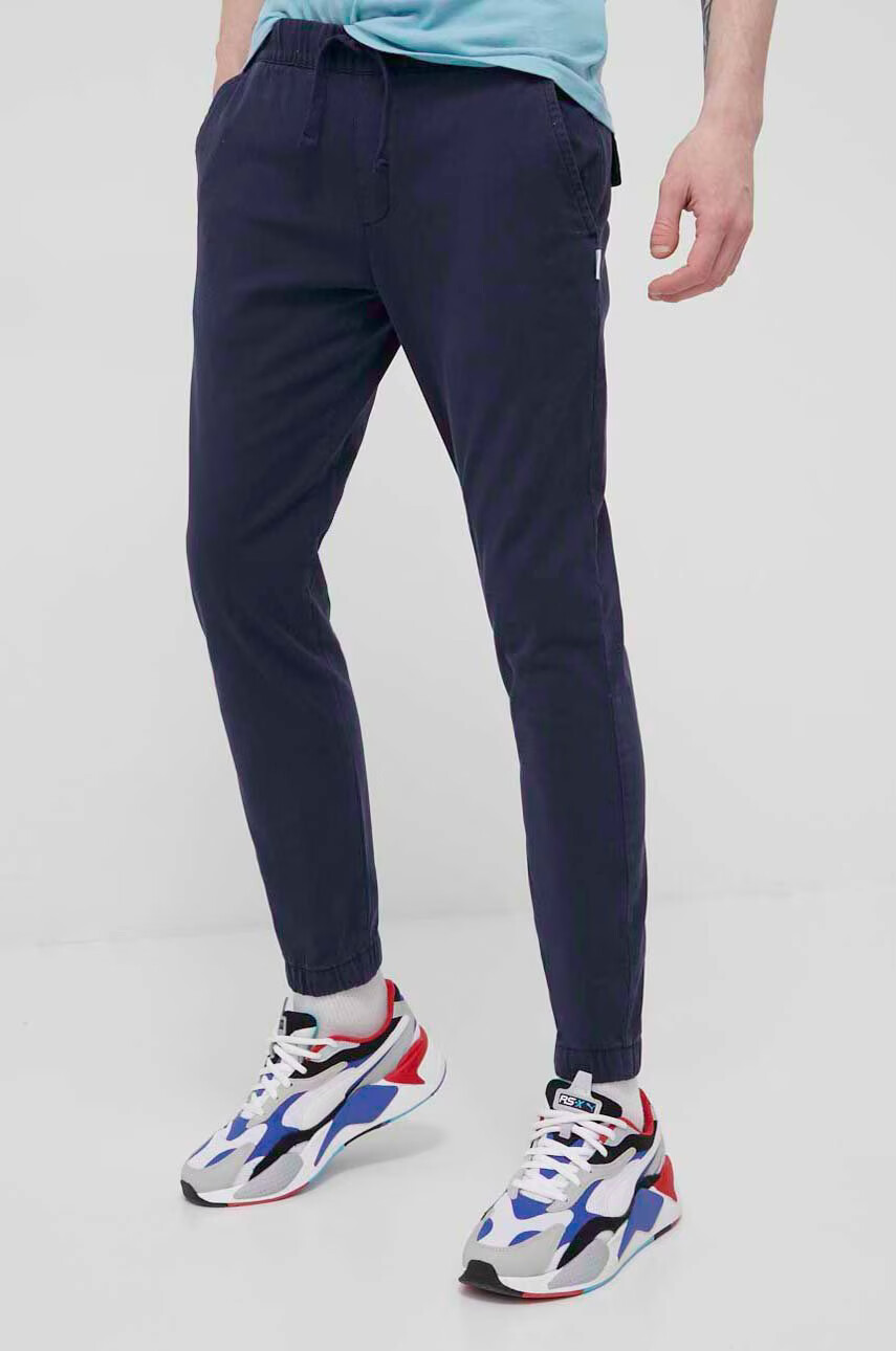 Tommy Jeans Панталони мъжки в тъмносиньо с кройка тип jogger - Pepit.bg