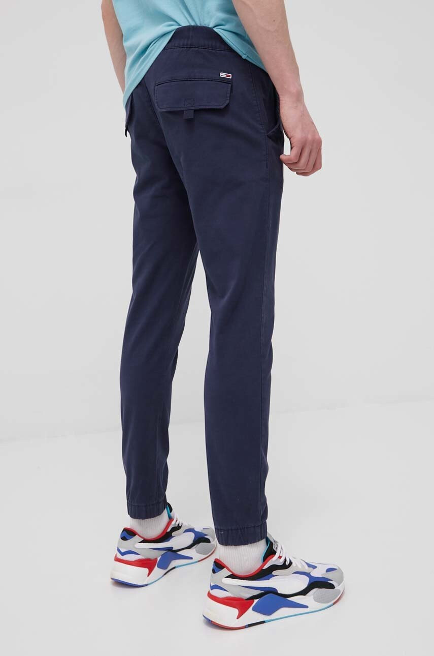 Tommy Jeans Панталони мъжки в тъмносиньо с кройка тип jogger - Pepit.bg