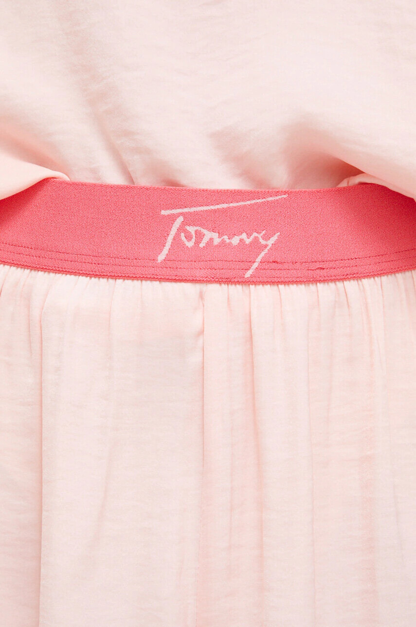 Tommy Jeans Пижама дамска в розово - Pepit.bg