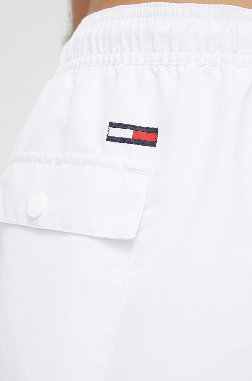 Tommy Jeans Плувни шорти в бяло - Pepit.bg