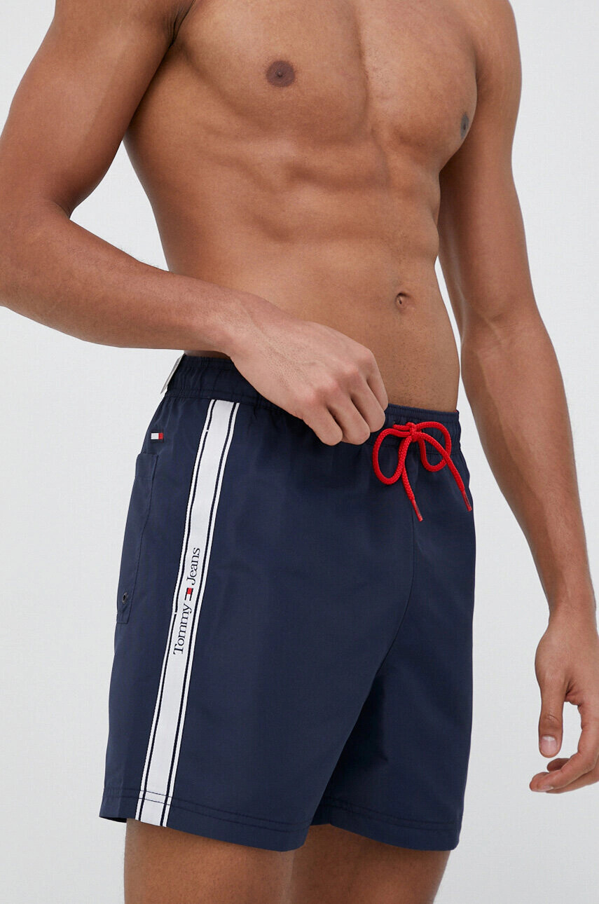 Tommy Jeans Плувни шорти в тъмносиньо - Pepit.bg