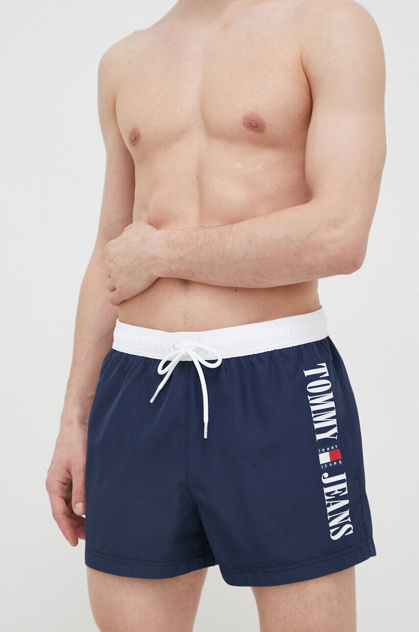 Tommy Jeans Плувни шорти в тъмносиньо - Pepit.bg