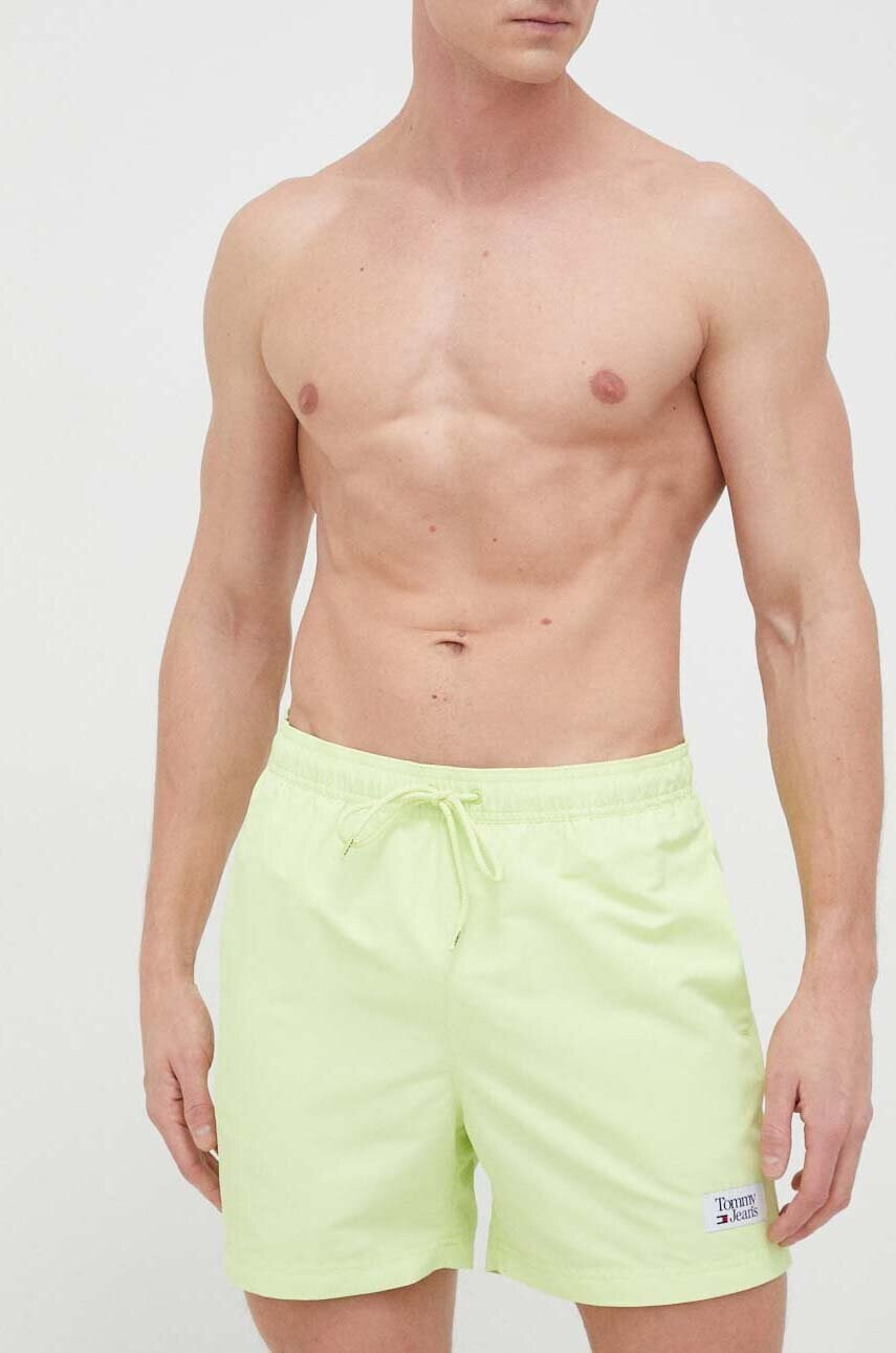 Tommy Jeans Плувни шорти в зелено - Pepit.bg