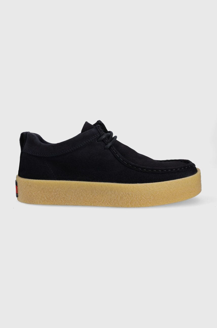 Tommy Jeans Половинки обувки от велур Mens Suede Shoe - Pepit.bg