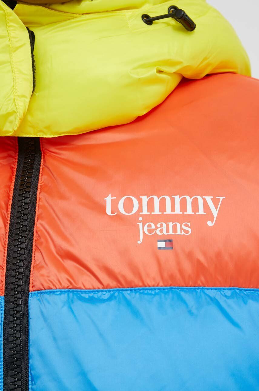 Tommy Jeans Пухено яке със зимна изолация с уголемена кройка - Pepit.bg