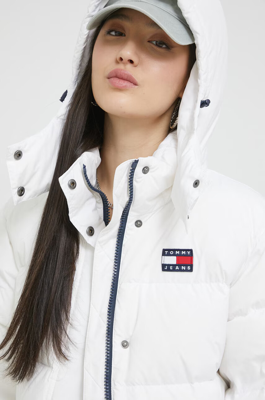 Tommy Jeans Пухено яке в лилаво със зимна изолация - Pepit.bg