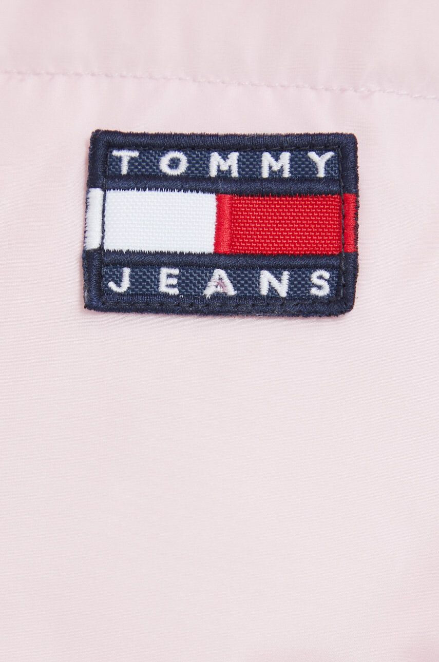 Tommy Jeans Пухено яке в лилаво със зимна изолация с уголемена кройка - Pepit.bg