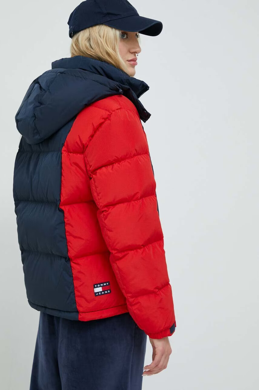 Tommy Jeans Пухено яке в тъмносиньо със зимна изолация - Pepit.bg
