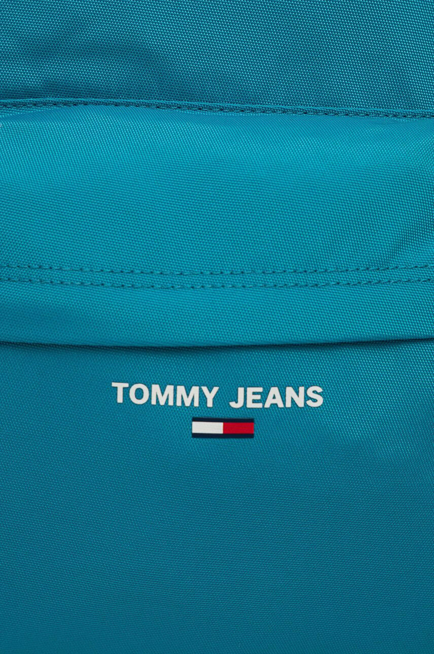 Tommy Jeans Раница в тюркоазено голям размер с изчистен дизайн - Pepit.bg