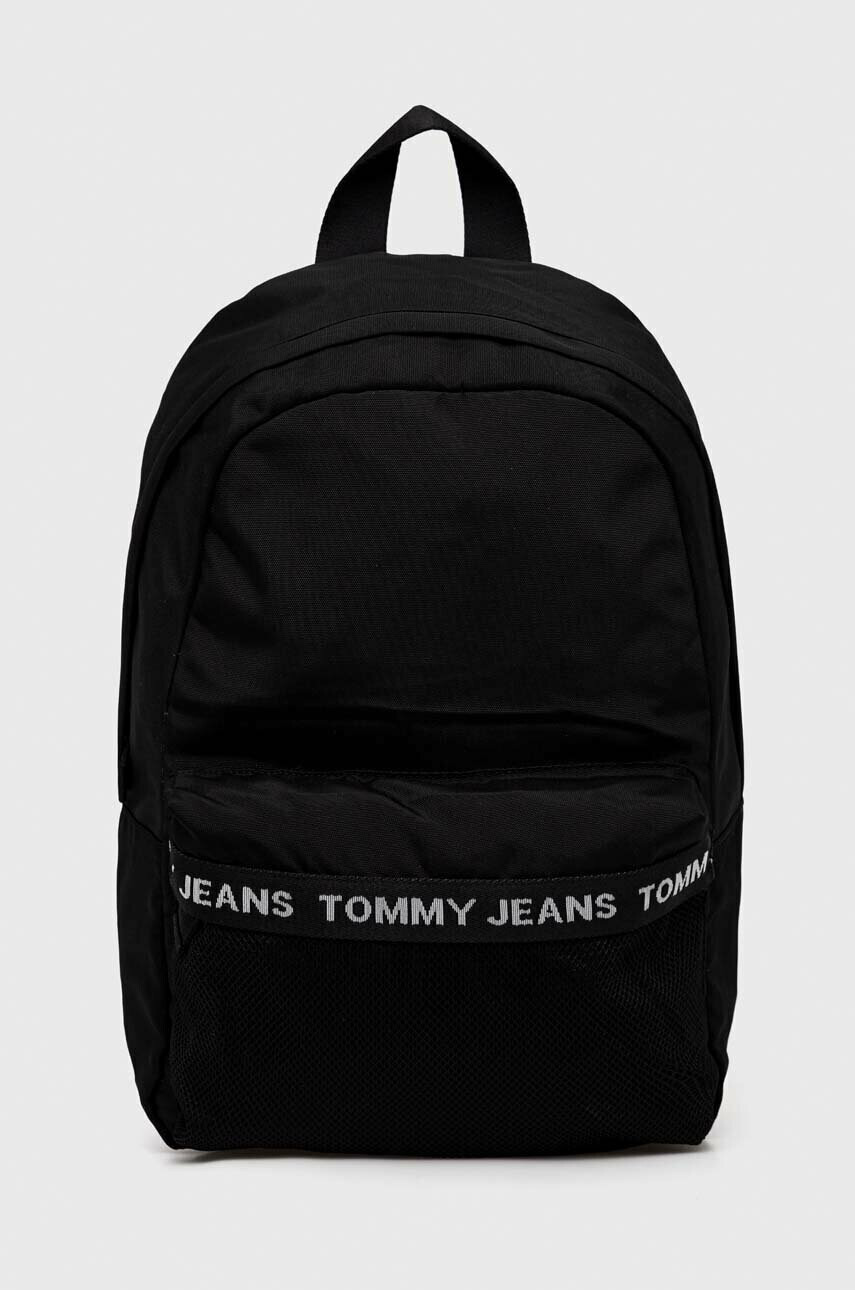 Tommy Jeans Раница в черно голям размер с принт - Pepit.bg