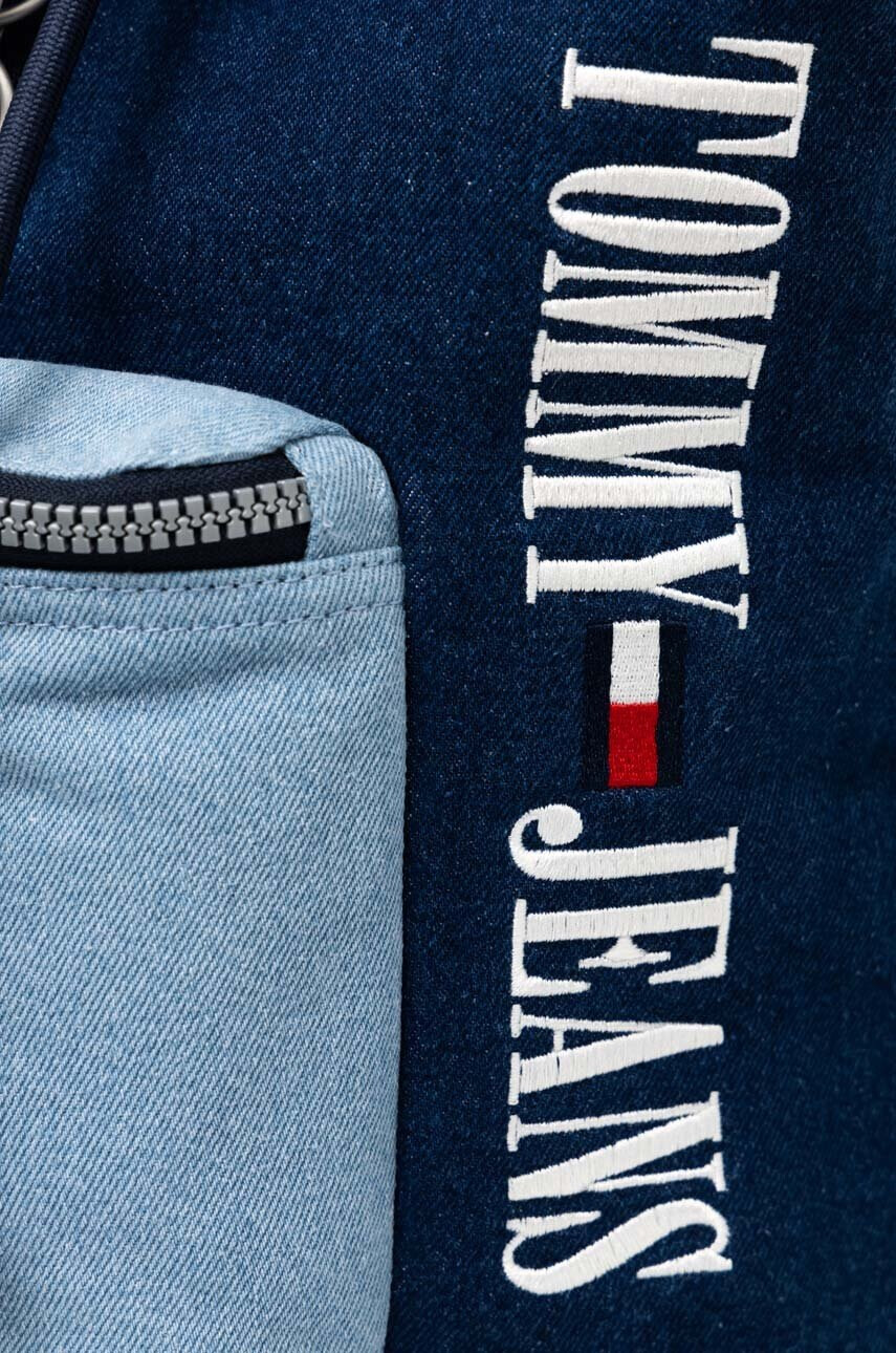 Tommy Jeans Раница в синьо голям размер с десен - Pepit.bg