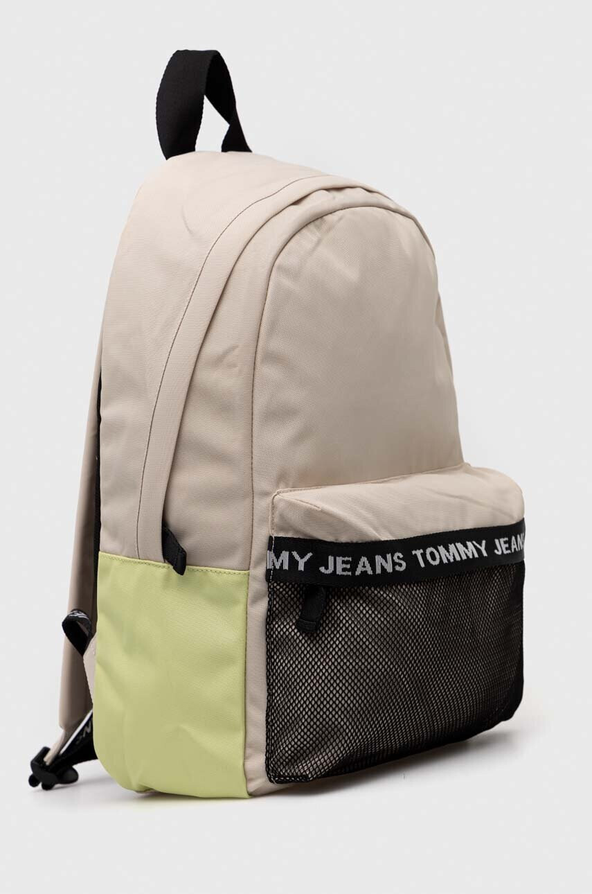 Tommy Jeans Раница в бежово голям размер с принт - Pepit.bg