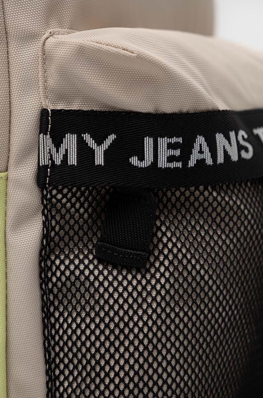 Tommy Jeans Раница в бежово голям размер с принт - Pepit.bg