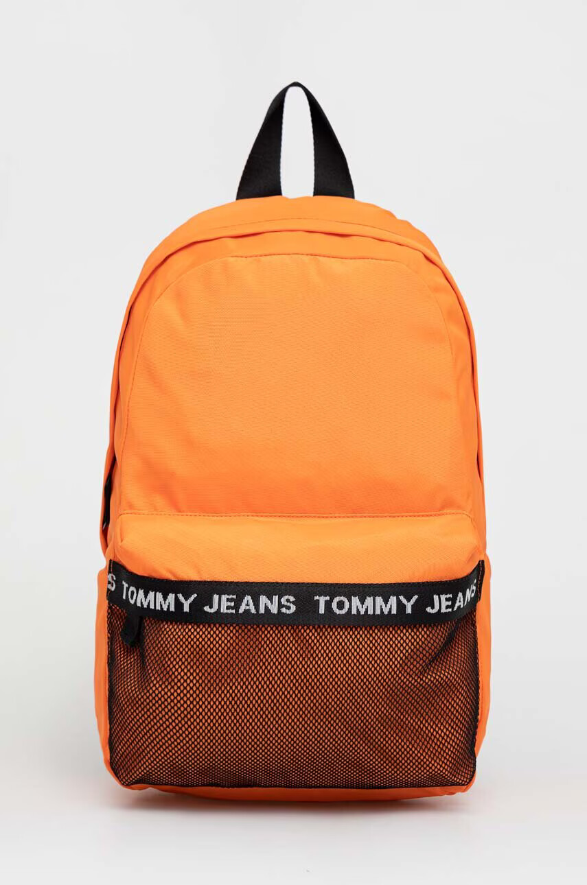 Tommy Jeans Раница в оранжево голям размер с принт - Pepit.bg