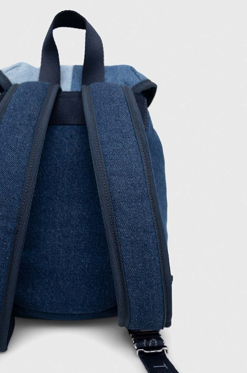 Tommy Jeans Раница в синьо малък размер с десен - Pepit.bg