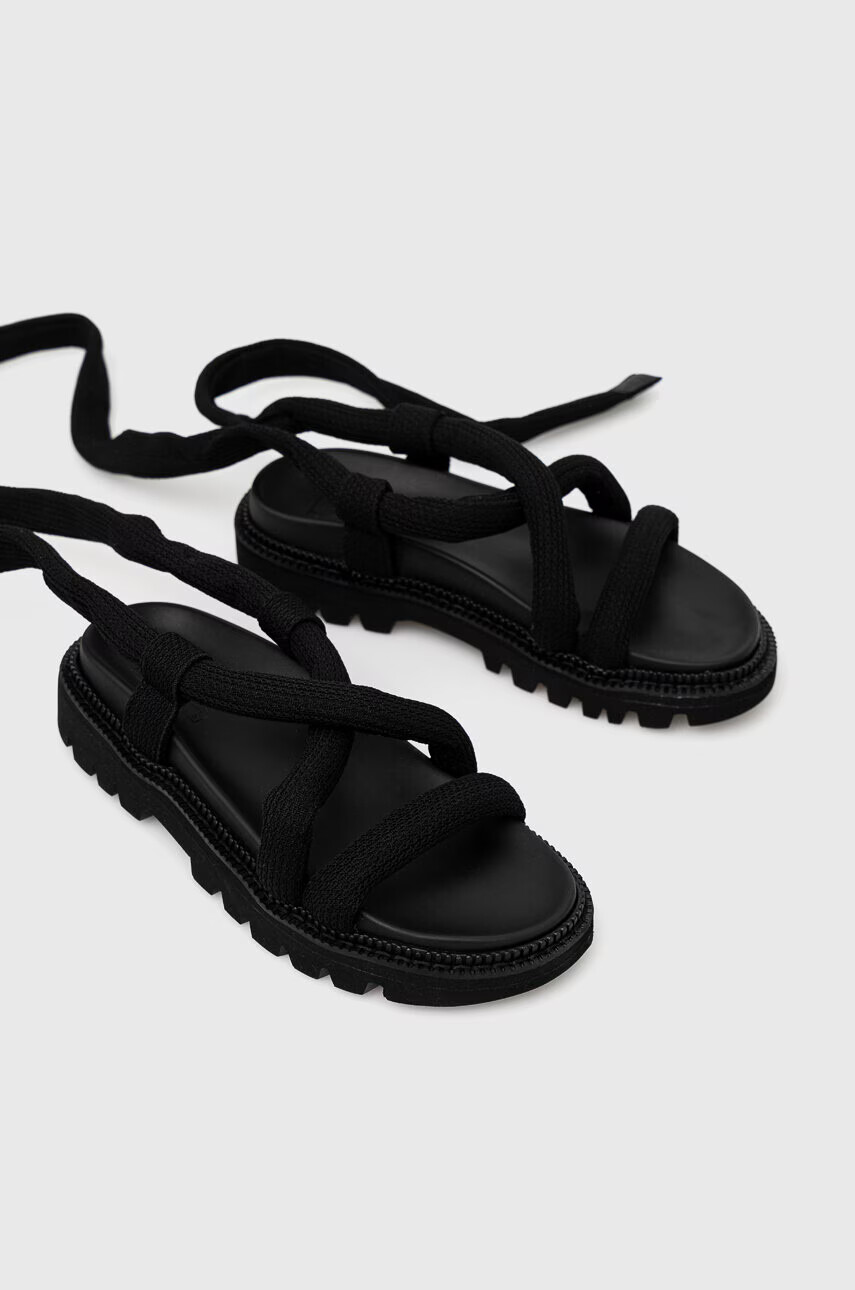 Tommy Jeans Сандали CHUNKY SANDAL в черно с платформа EN0EN02073 - Pepit.bg