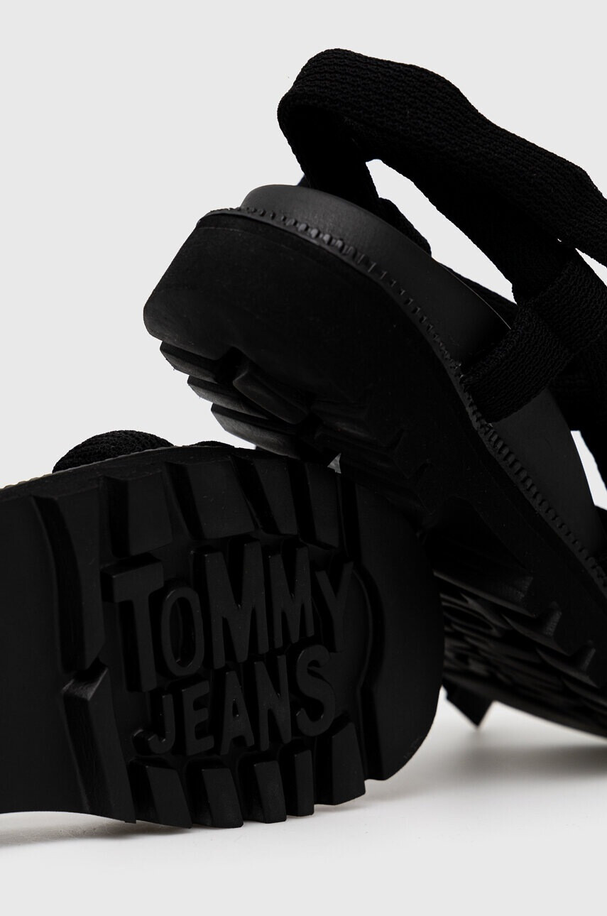 Tommy Jeans Сандали CHUNKY SANDAL в черно с платформа EN0EN02073 - Pepit.bg