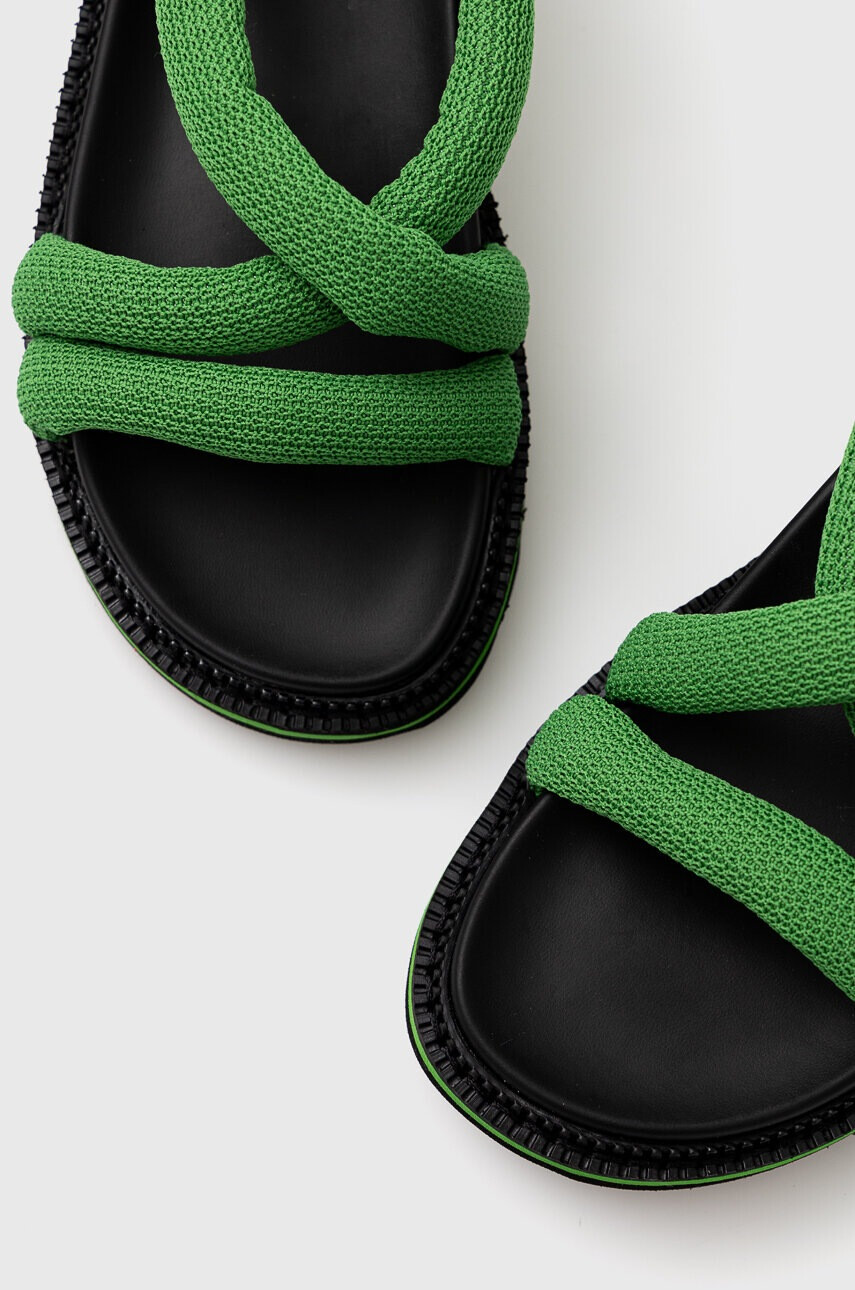 Tommy Jeans Сандали CHUNKY SANDAL в зелено с платформа EN0EN02073 - Pepit.bg