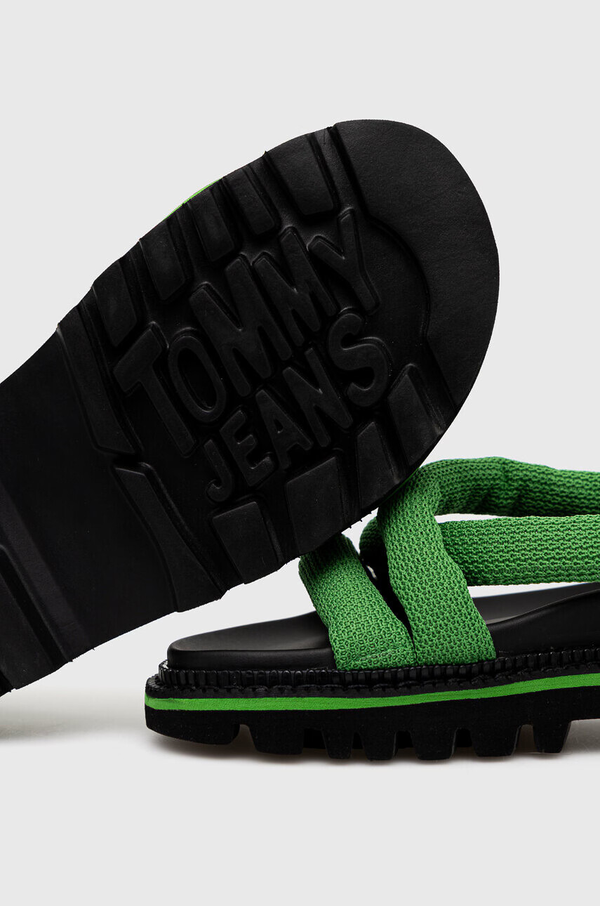 Tommy Jeans Сандали CHUNKY SANDAL в зелено с платформа EN0EN02073 - Pepit.bg