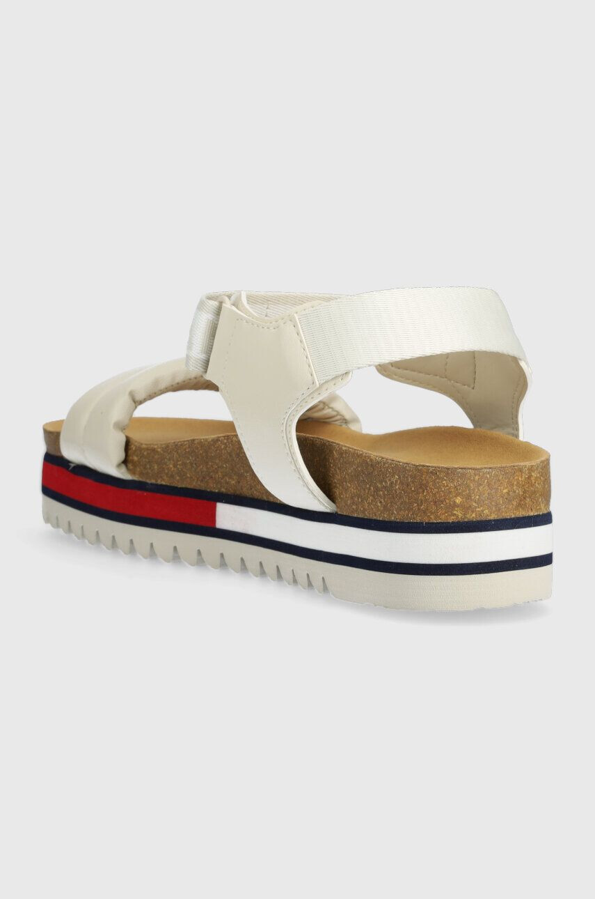 Tommy Jeans Сандали FLAG OUTSOLE SANDAL в бежово с платформа EN0EN02122 - Pepit.bg