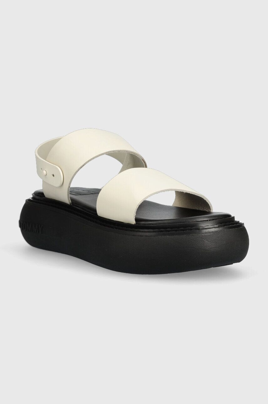 Tommy Jeans Сандали VOLUME SANDAL STRIPE в бежово с платформа EN0EN02077 - Pepit.bg