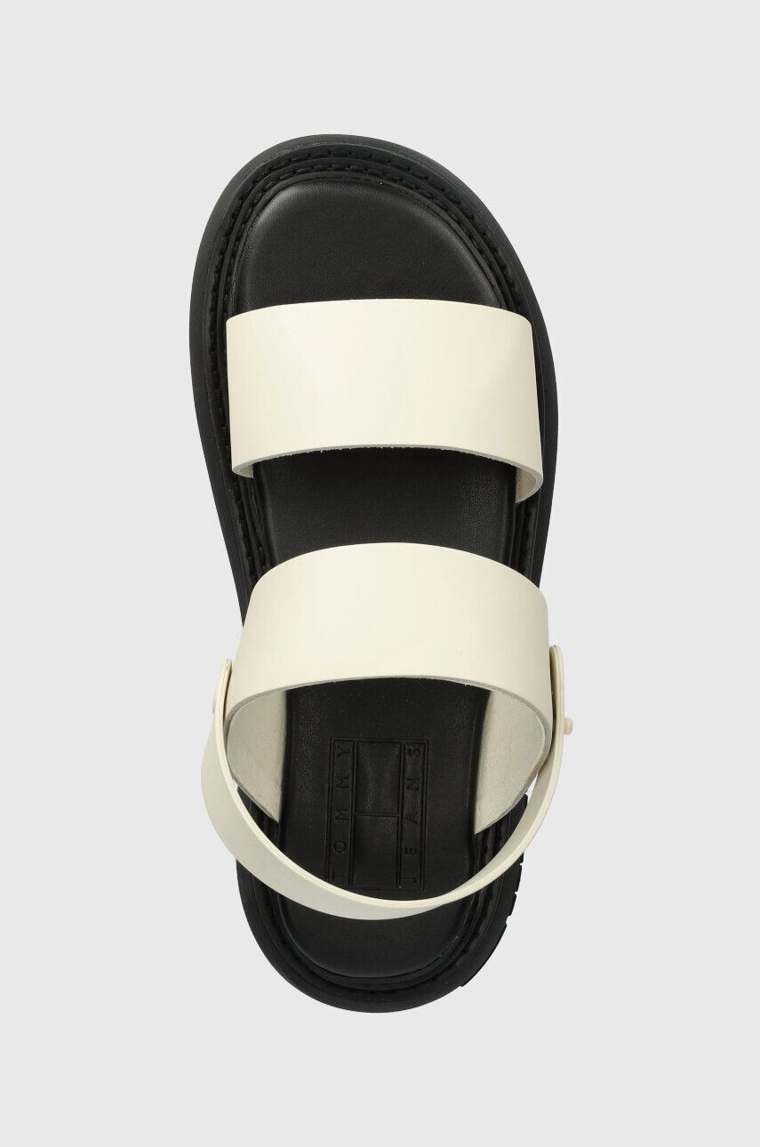 Tommy Jeans Сандали VOLUME SANDAL STRIPE в бежово с платформа EN0EN02077 - Pepit.bg