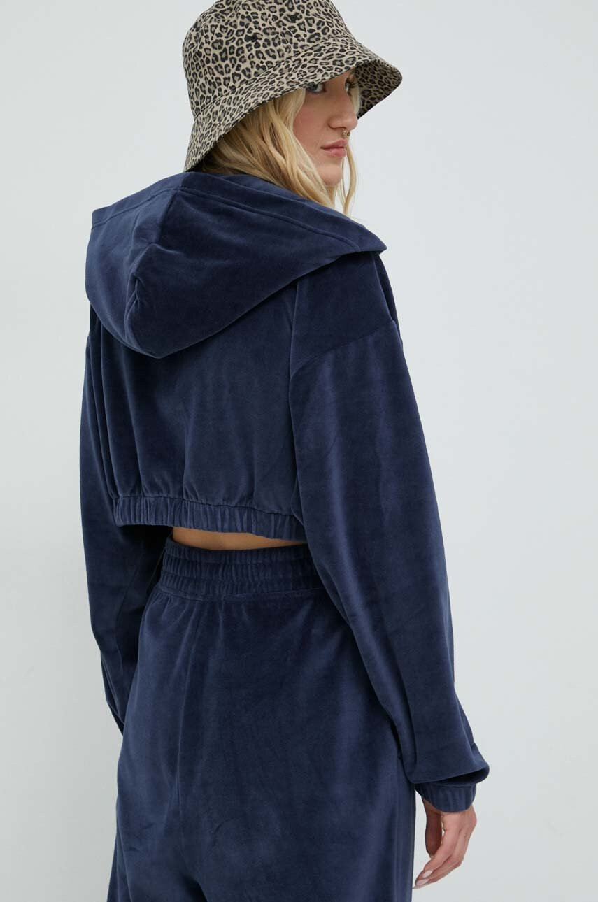 Tommy Jeans Суичър в тъмносиньо с качулка с апликация - Pepit.bg