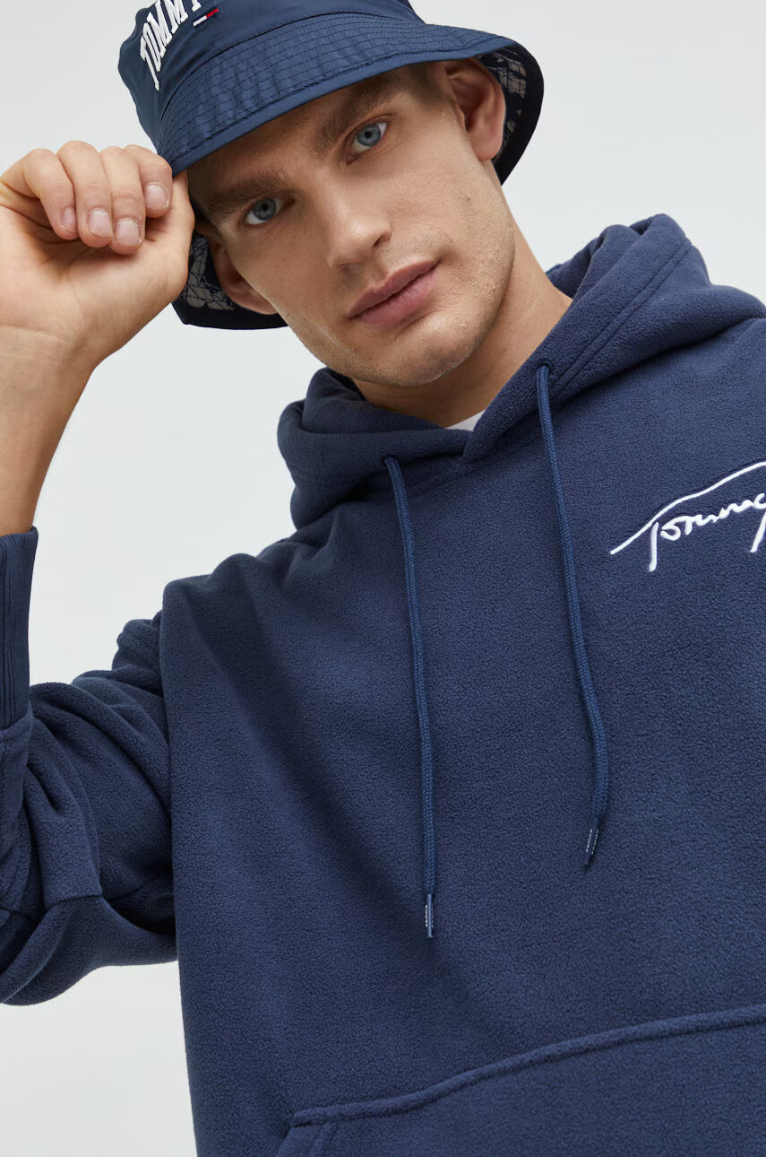 Tommy Jeans Суичър в тъмносиньо с апликация - Pepit.bg