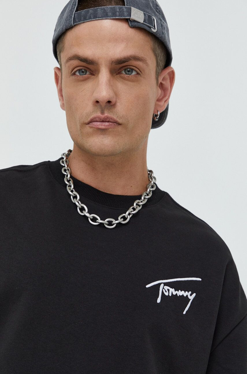 Tommy Jeans Суичър с качулка с апликация - Pepit.bg