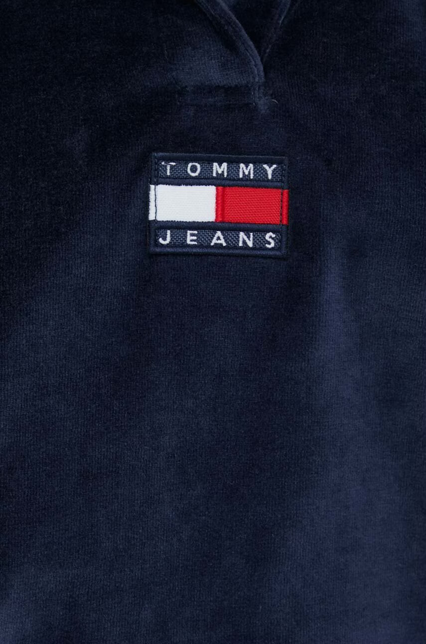 Tommy Jeans Суичър в тъмносиньо с апликация - Pepit.bg