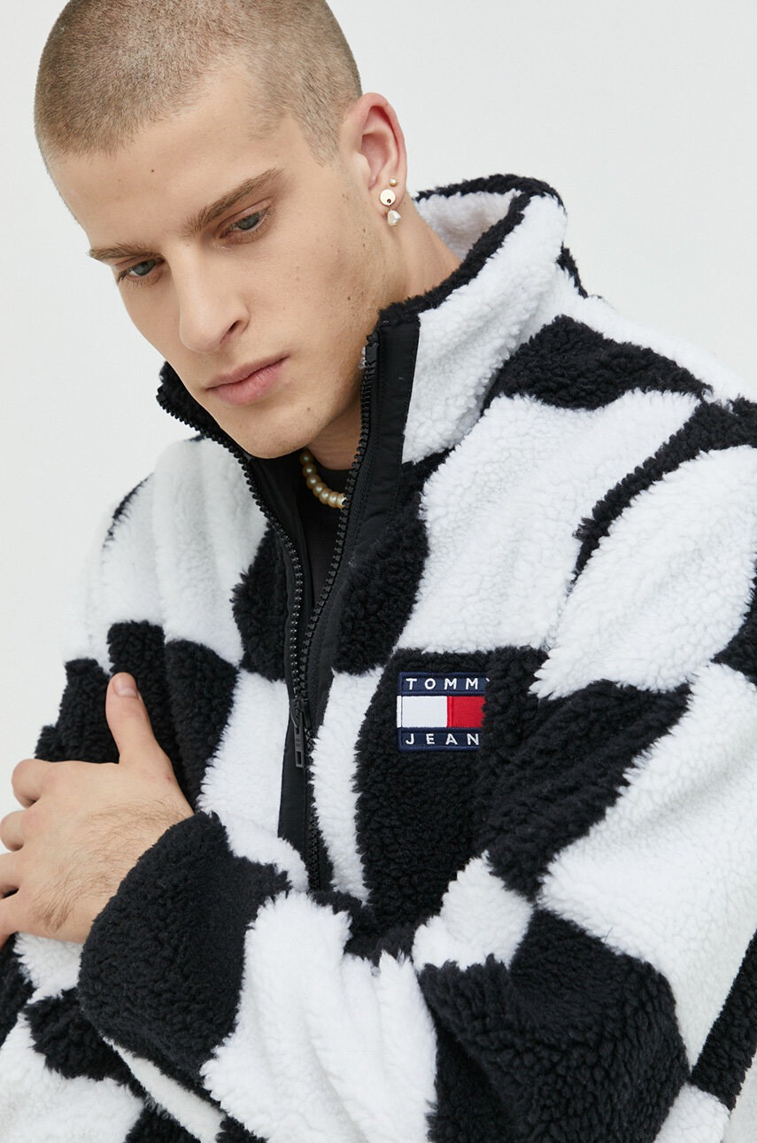 Tommy Jeans Суичър в зелено с принт - Pepit.bg