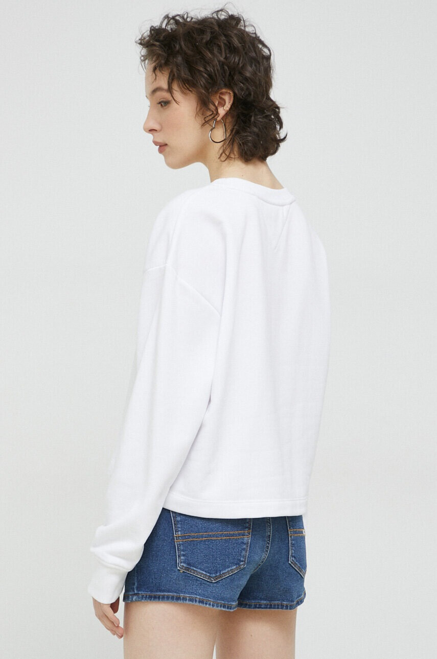 Tommy Jeans Суичър в бяло с принт - Pepit.bg