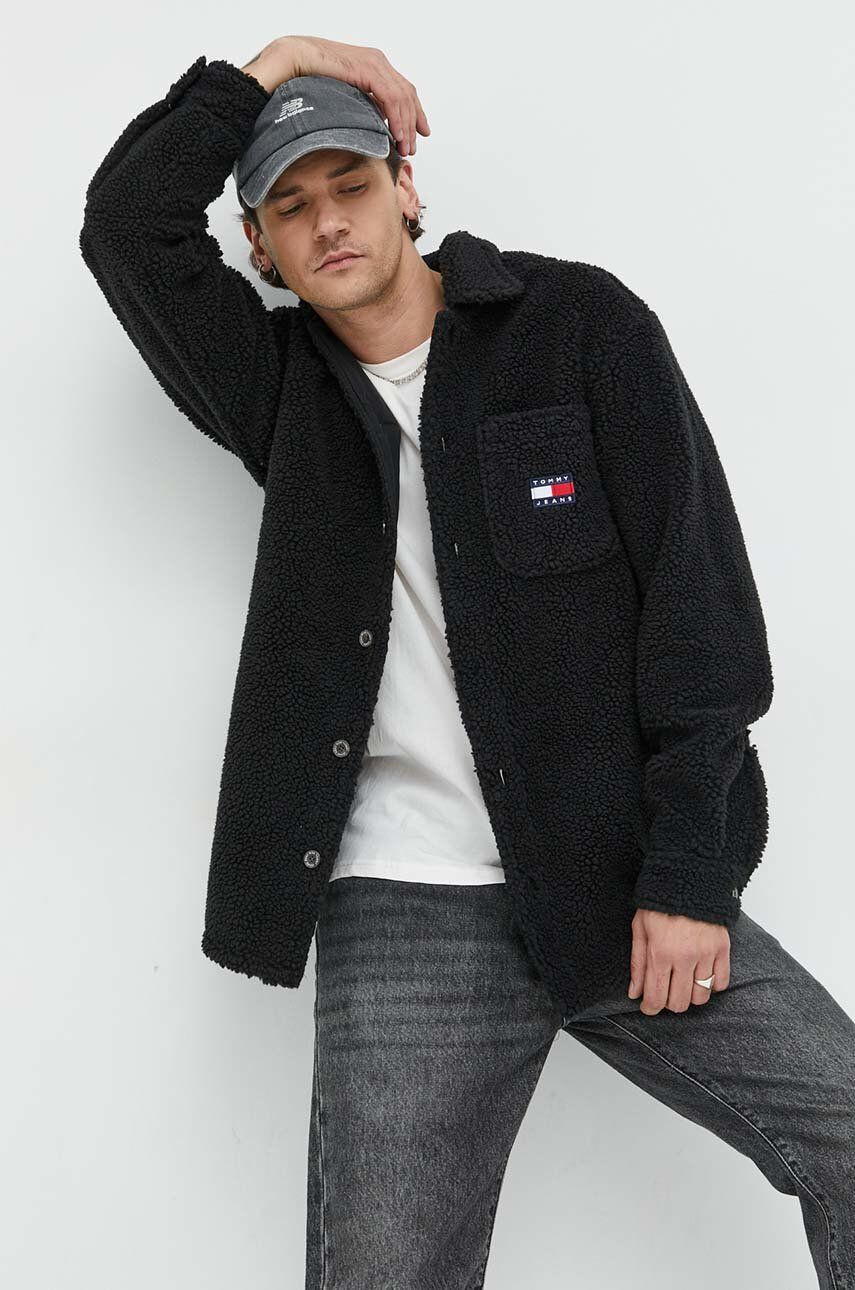 Tommy Jeans Суичър с качулка с апликация - Pepit.bg