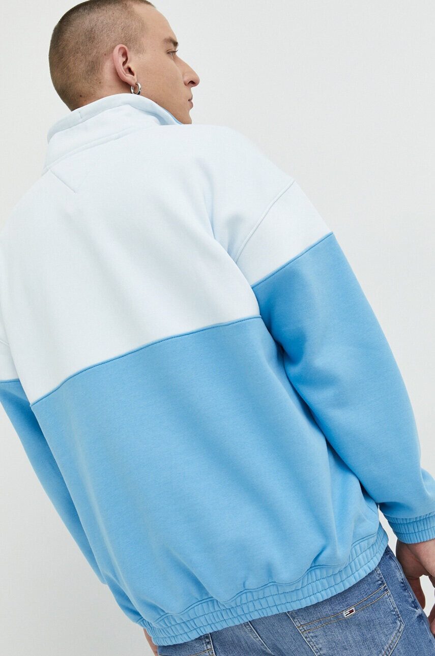 Tommy Jeans Суичър в синьо с десен - Pepit.bg