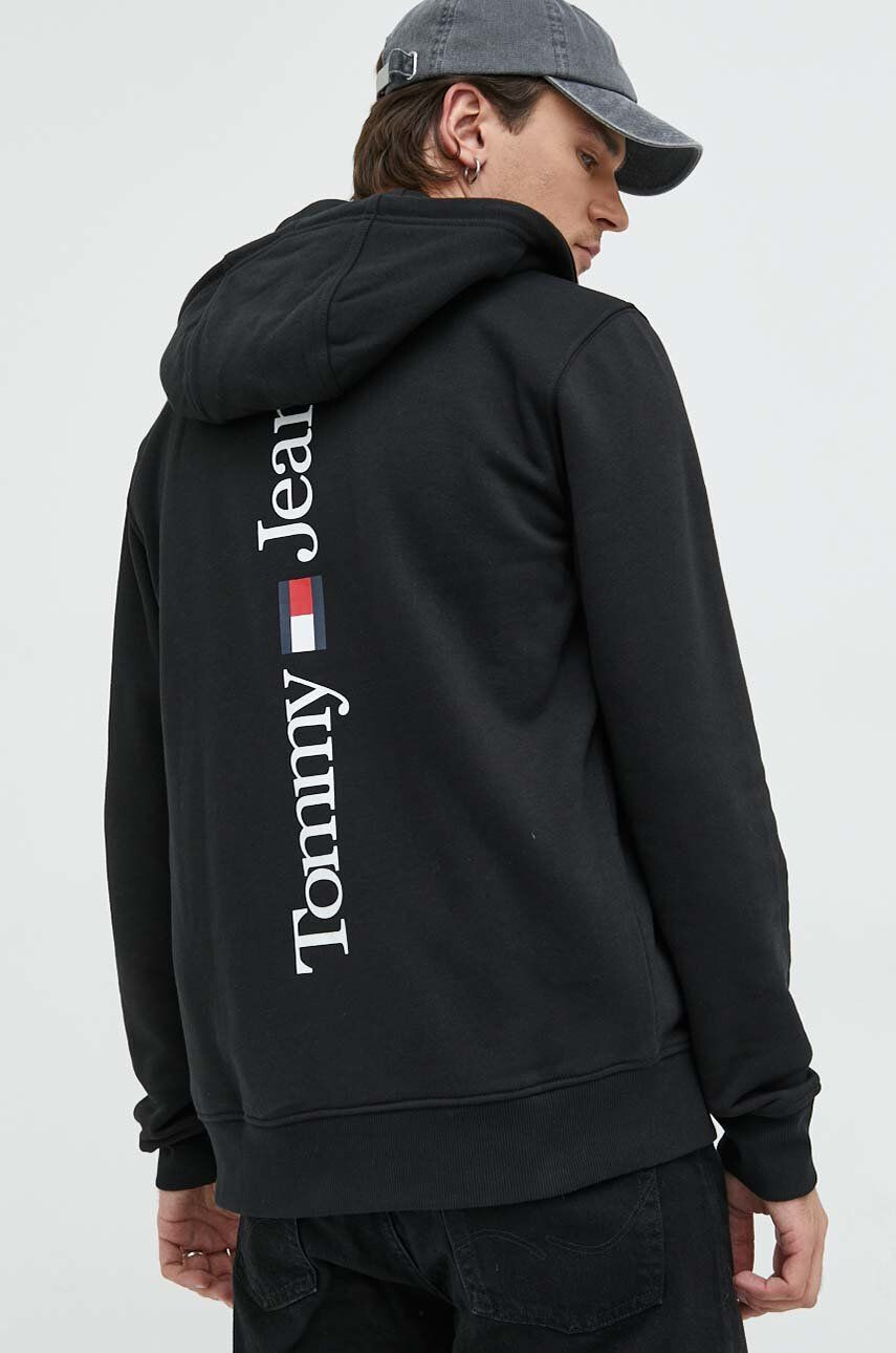 Tommy Jeans Суичър в бяло с принт - Pepit.bg