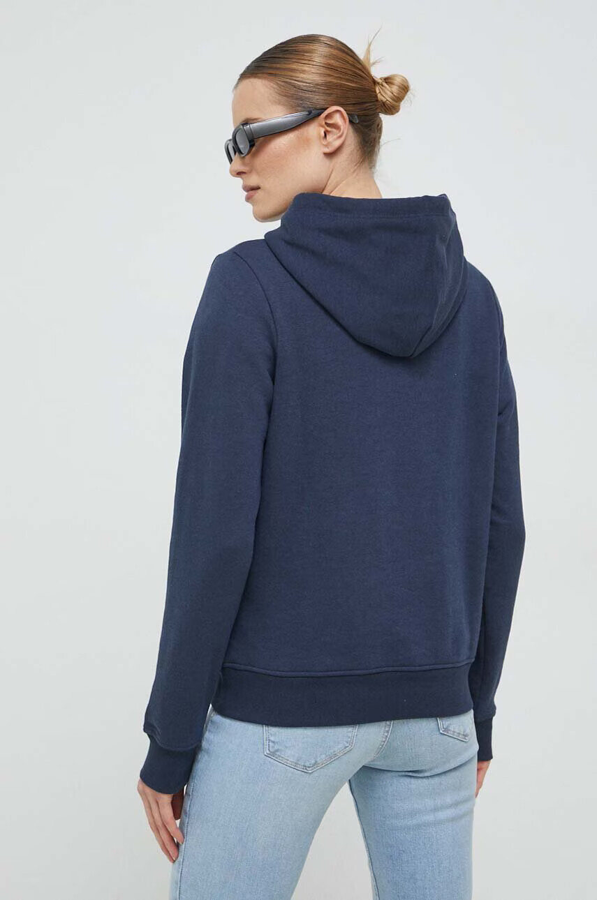 Tommy Jeans Суичър в тъмносиньо с качулка с принт - Pepit.bg