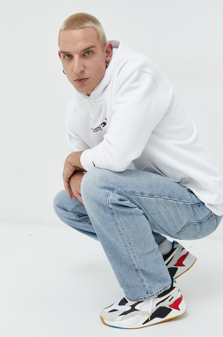 Tommy Jeans Суичър в сиво с принт - Pepit.bg